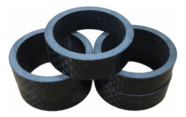 Espaciadores De Horquilla 28.6 Carbono Suplemento 10mm X 10u 0