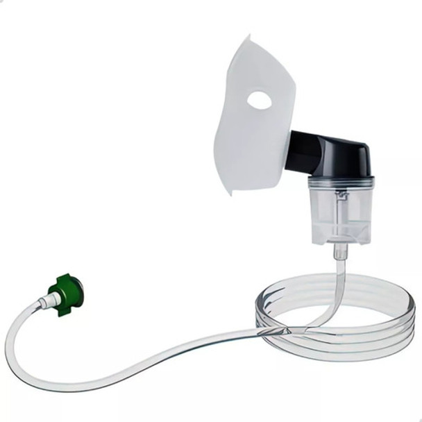 Kit Máscara Adulto Inalador Nebulizador Omron Tubo E Copo 0