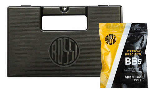 Bolinhas 6.0mm Airsoft 0.20g Rossi Para Pistoladas + Maleta 0