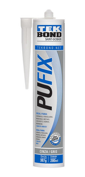 Sellador Fijador Adhesivo Hibrido Pu40 357gr Negro Tekbond 0