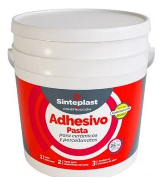 Adhesivo Pasta Cerámicos Y Porcellanatos 25 Kg. Sinteplast 0
