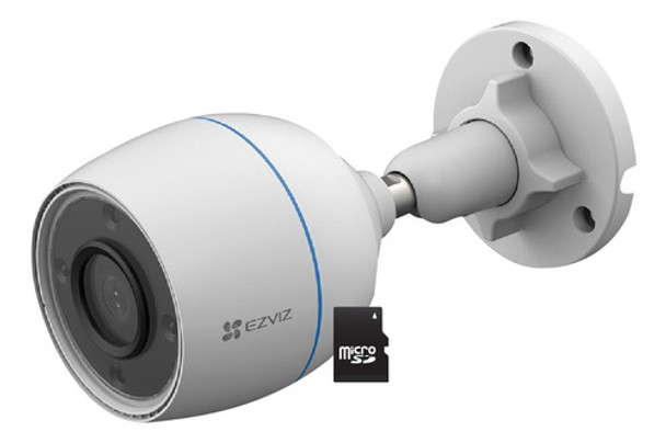 Kit Cámara De Seguridad Color 24hs 2mp Ezviz + Sd 256gb 0