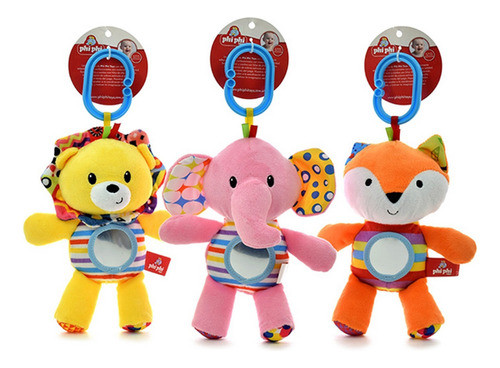 Sonajero Animales Con Espejo 20cm 3 Modelos Ploppy.6 390198 0