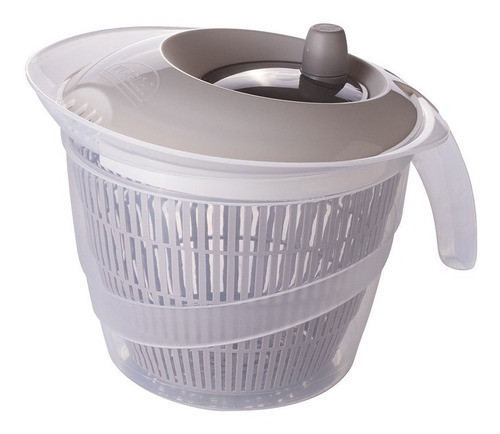 Secador Salada Plástico 4l Manual C/ Cesto Plasutil Escorrer 0