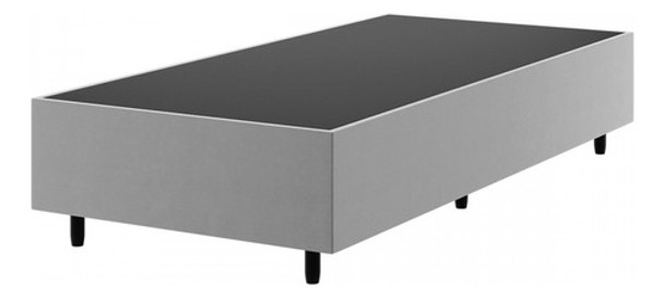 Base De Cama Box Solteiro Zeus Prata 26786 - Vian 0