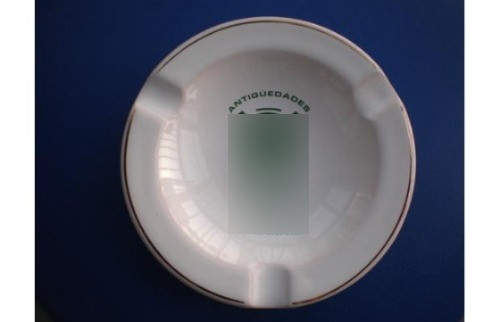 Cenicero De Ceramica Con Publicida La Rueda 0