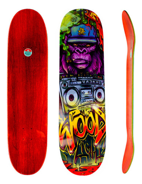 Shape Skate Woodlight 8.125 Polegadas 100% Marfim Fiberglass 0