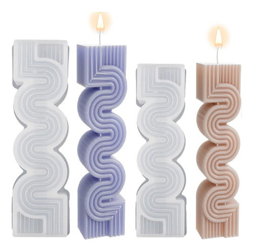 Moldes De Silicona Set Para Velas 0