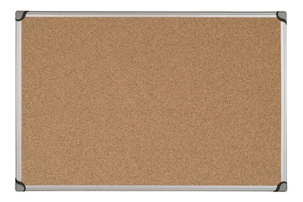 Quadro Mural De Cortiça 120 X 250 Cm Moldura Alumínio 0