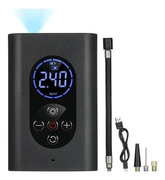 Calibrador Compressor Bomba De Ar Pneu Roda Carro Moto Bike 0