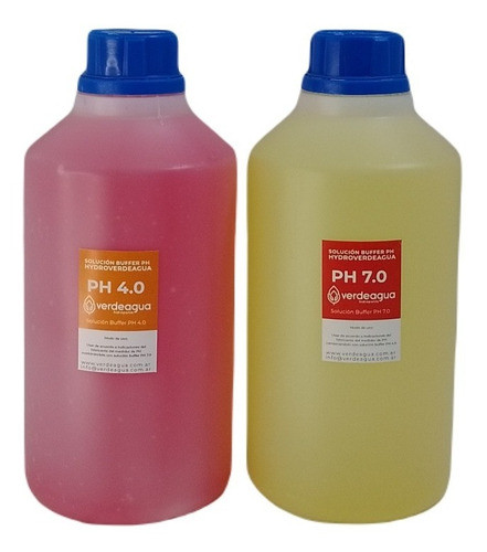 Kit Buffer (4 Y 7) Calibración 2x 1000ml Para Medidores Ph 0