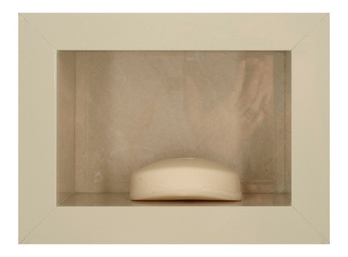 Nicho Porta Sabonete / Saboneteira De Porcelanato - Bege 0