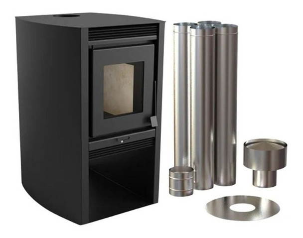Calefactor Ecologico Doble Combustion + Kit 0