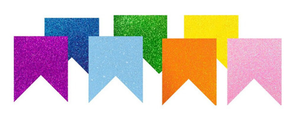 50 Mini Bandeirinha Eva Enfeite Mesa Festa Junina 3,5cm 0