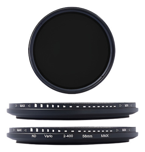 58mm Slim Atenuador Variable Nd Filtro Ajustable Nd2 A Nd400 0