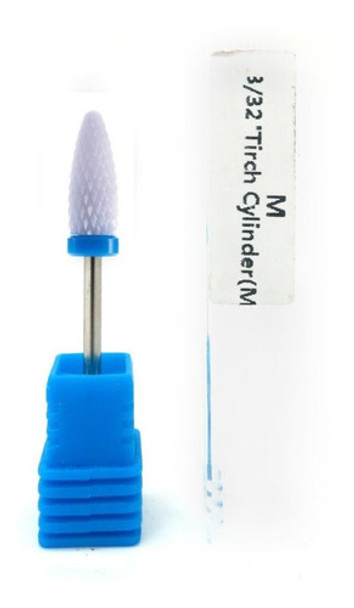 Fresa Ceramica Conica Torno Grano Medio Esculpidas Manicuria 0