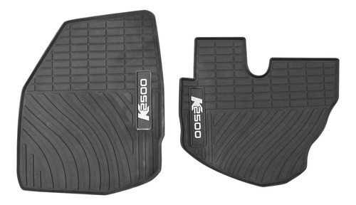 Juego De Alfombras Spaco Látex Kia K2500 2021+ Negro C/logo 0