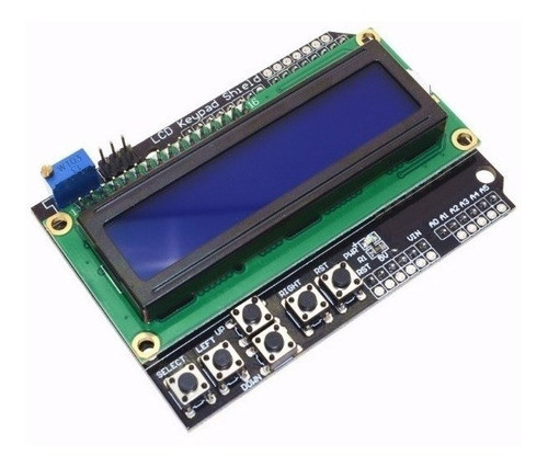 Display Lcd Keypad Shield 16x02 Teclado Botoes Para Arduíno 0