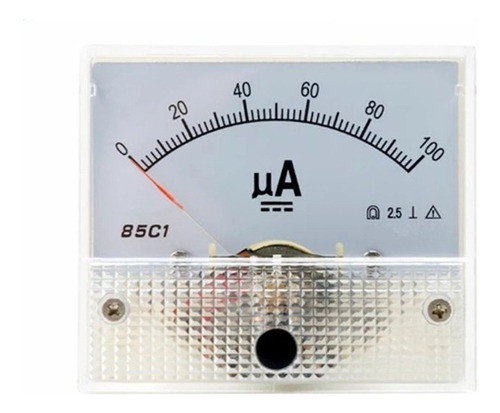 85c1 Dc Amperímetro Microamperímetro-0-100ua 0