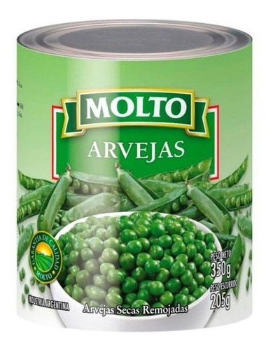 Arvejas Molto 350 Grs X 4 Unidades 0