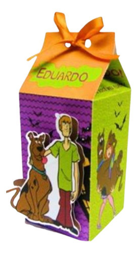 10 Cajitas Milk Box De Scooby Doo 0