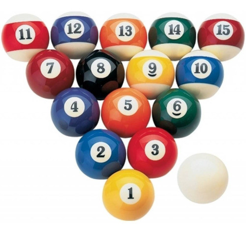 Juego De Bolas De Pool Medida Profesional 57mm Envio Gratis 0