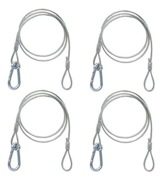 Paquete De 4 Cables De Acero Inoxidable De Luz De Escenario 0