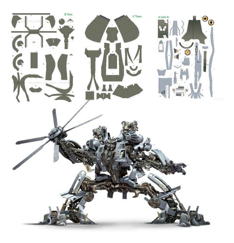 Tranasformers Blackout Papercraft 0