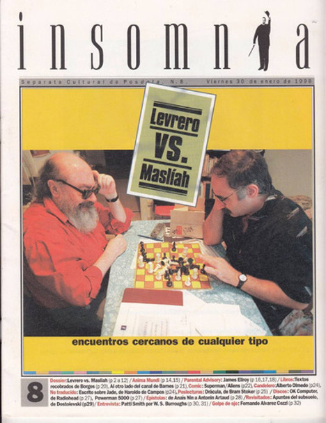 Mario Levrero Versus Leo Masliah Entrevista Insomnia 1998 0