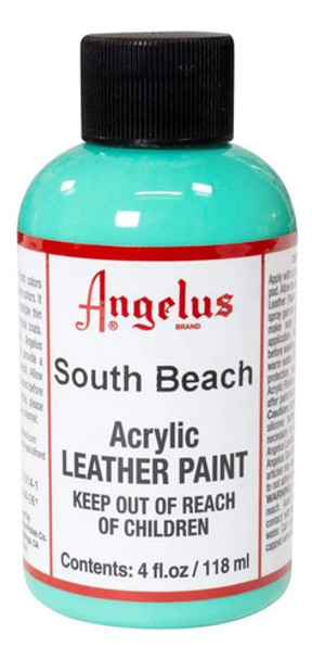 Pintura Acrilica Para Cuero Angelus Verde Agua118ml 0