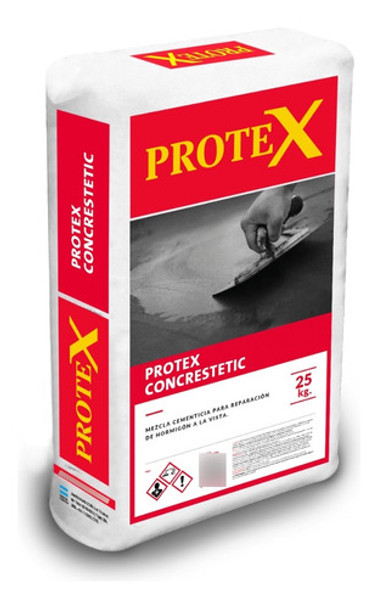 Protex Concrestetic 25kg - Mortero Reparación Hormigón Visto 0