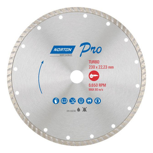Disco Diamantado  9  Turbo Norton 0