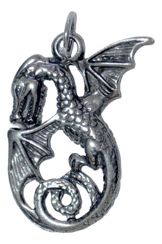Dije Colgante Dragón Gótico - Estaño 0