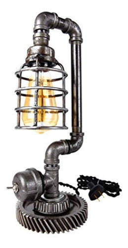 Metal Salvaje - Lámpara Edison Steampunk Industrial Rústica 0