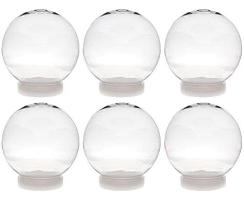 Esferas Transparentes 127mm  Tapa Rosca Con Sello X 6u 0
