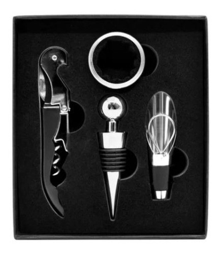 Set Accesorios Para Vino - Campomara Kit 4 Piezas En Caja 0