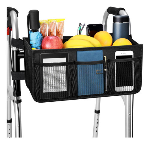 Accesorio De Transporte Para Andadores, Plegable Negro 0