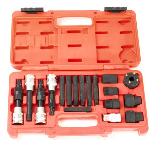 Juego Extractor Poleas Alternador Maletin 18pzas Eurotech 0
