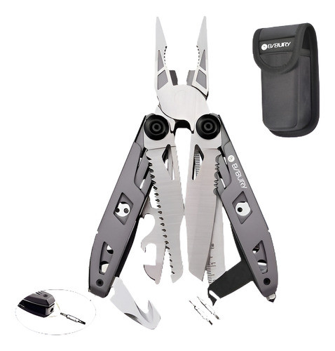 Alicate Multiherramienta Bibury Titanio,18 En 1 0