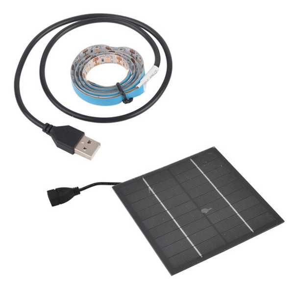 Luz De Crecimiento Plantas, Tira De Luz Led Solar De Cr... 0