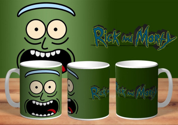 Taza De Ceramica Personalizada Rick And Morty #01 0