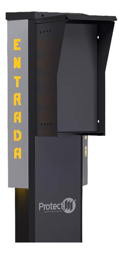 Totem Controle De Acessos Para Portarias - Frente 30cm 0