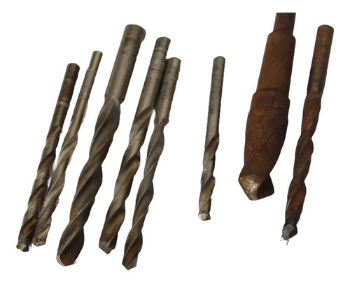 Set De 8 Mechas Usadas De  8 - 8,5 - 9 - 7 - 13 - 22 Mm 0