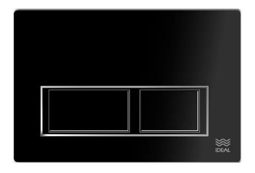 Tecla Dual Melodía Negro Mate Suma 2 Ideal (cód. 80140) 0