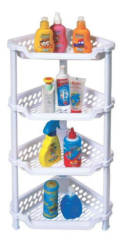 Estante Organizadora De Canto Triangular - 4 Planos 0