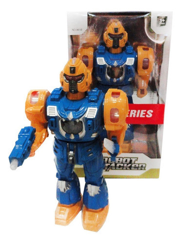 Robot Attacker Luz, Sonido Y Movimiento Ploppy.6 374765 0