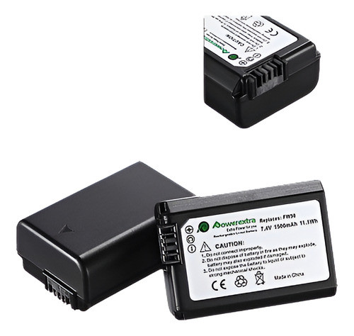 2 X Li-ion Np-fw50 Reemplazar Batería Para Sony Alpha A7 A7r 0