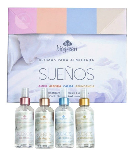Estuche Regalable X4 Brumas Para Almohada 0