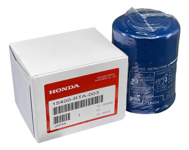 Filtro De Aceite Y Junta Del Tapon De Purga Originales Honda 0