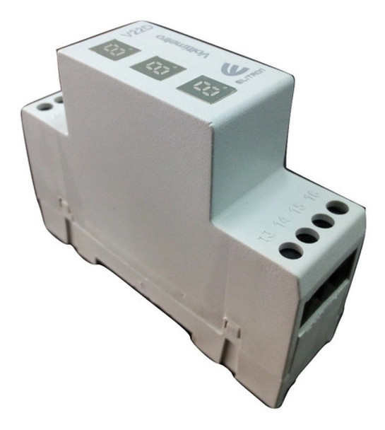 Voltimetro Digital Monofasico Riel Din Elibet Elitron 0
